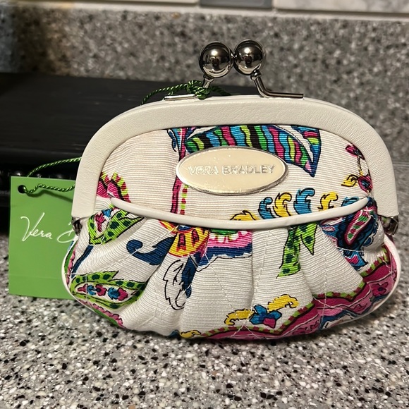 👛VERA BRADLEY KISSLOCK COIN PURSE - Picture 5 of 16